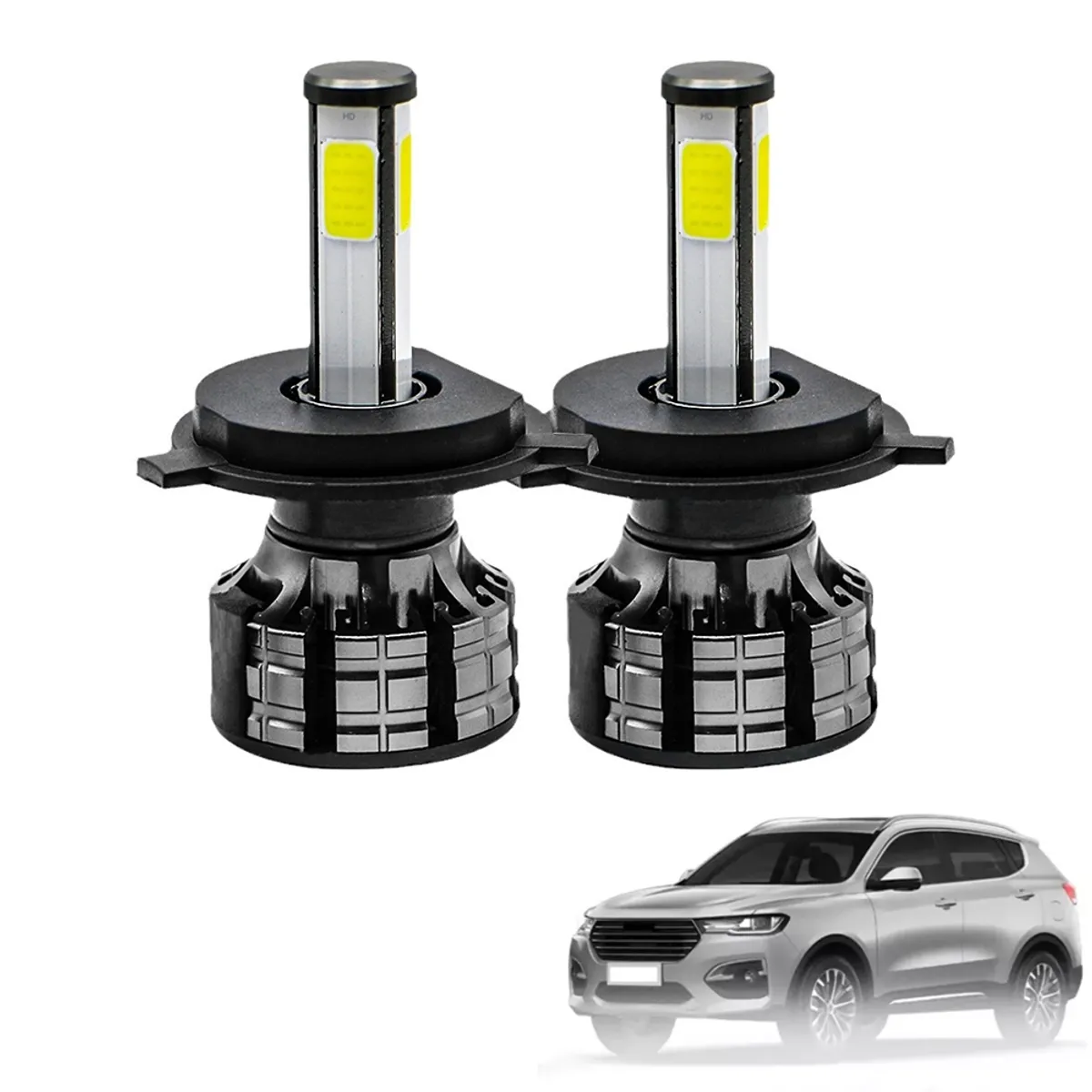 KINDA NICE - Premium Kit De Focos Faros Csp Led H4 Hb2 9003
