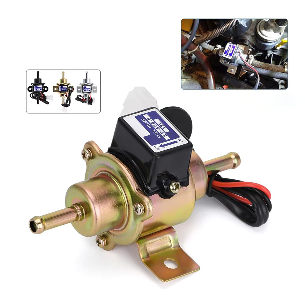 KINDA NICE - Bomba Combustible Electrónica 12v Auto Moto Atv Universal