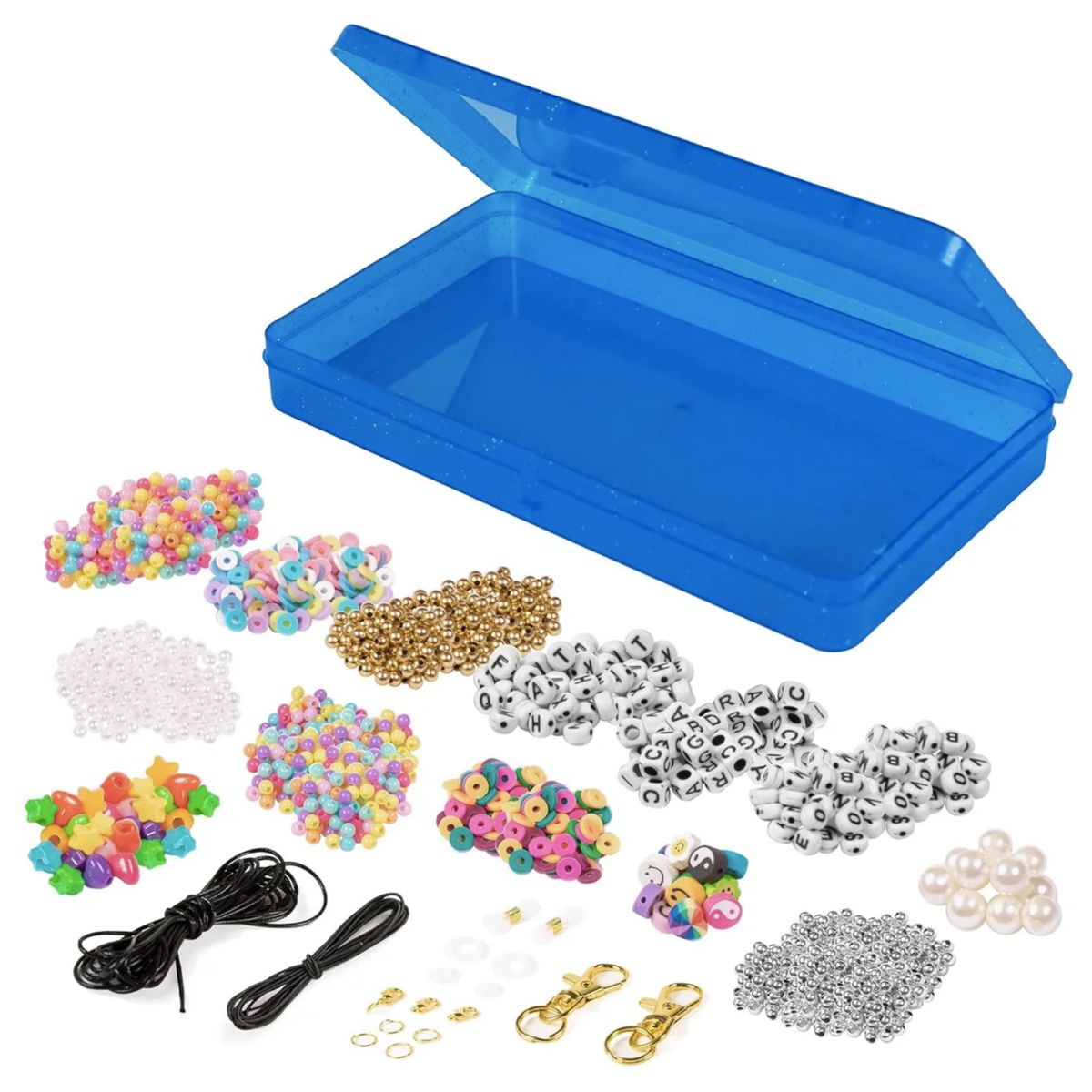FASHION ANGELS - Kit De 1000+ Cuentas Para Hacer Pulseras Fashion Angels