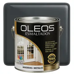 KENT - OLEO ESMALTADO PREMIUM - MULTISUPERFICIES - GALON GRIS GRAFITO