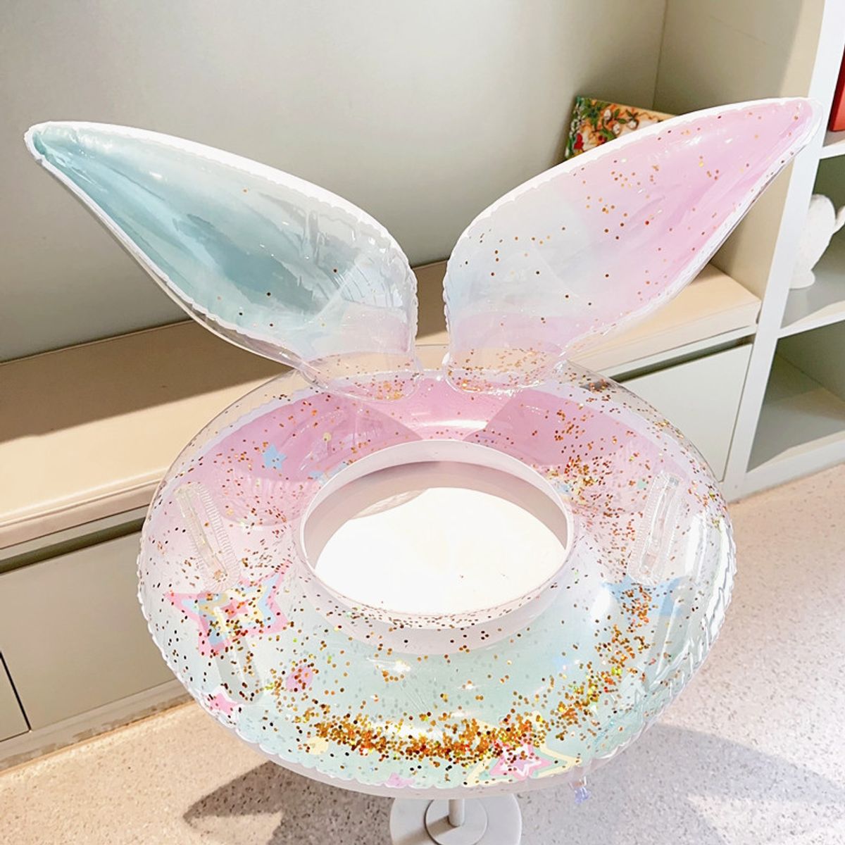 PUREPOWER - Flotador de natación para tubos de cola de sirena-blanco