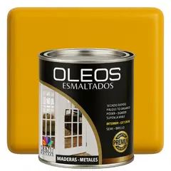 KENT - OLEO ESMALTADO PREMIUM - MULTISUPERFICIES - CUARTO GALON AMARILLO ÓXIDO