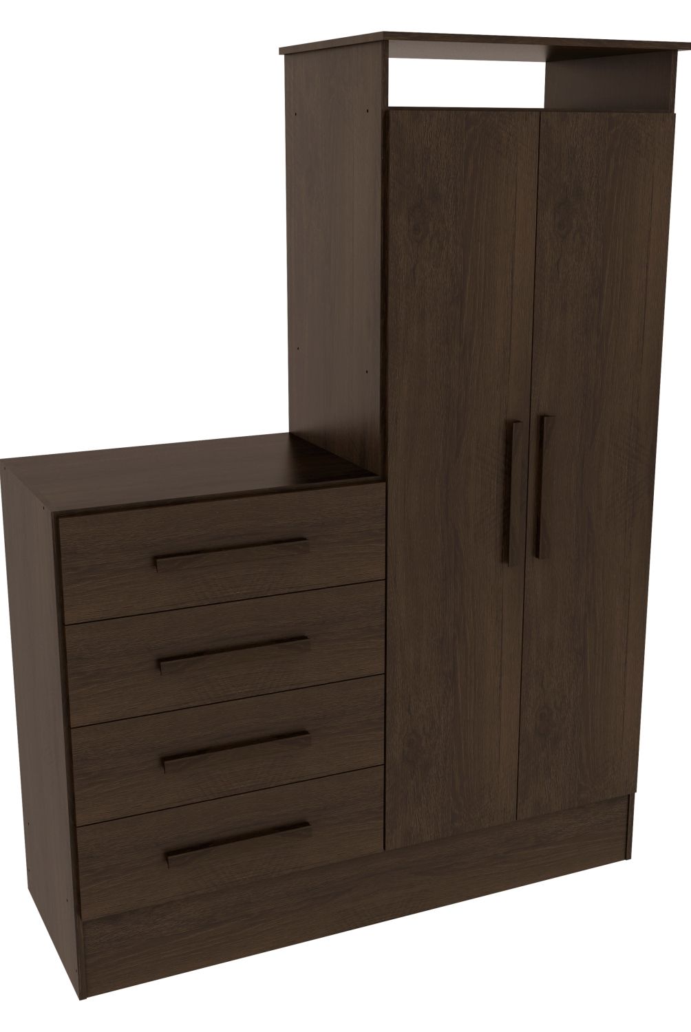 ALTAVISION - Clóset 2 Puertas 4 Cajones Pampa Altavision
