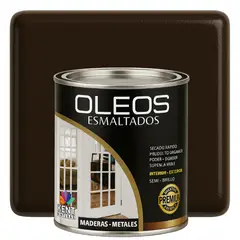 KENT - OLEO ESMALTADO PREMIUM - MULTISUPERFICIES - CUARTO GALON WENGUÉ URBANO