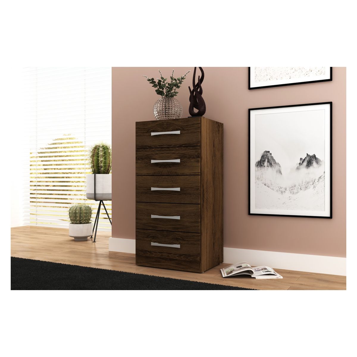 ALTAVISION - Cómoda Savana 5 Cajones Altavision