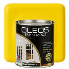 KENT - OLEO ESMALTADO PREMIUM - MULTISUPERFICIES - OCTAVO GALON AMARILLO SOL