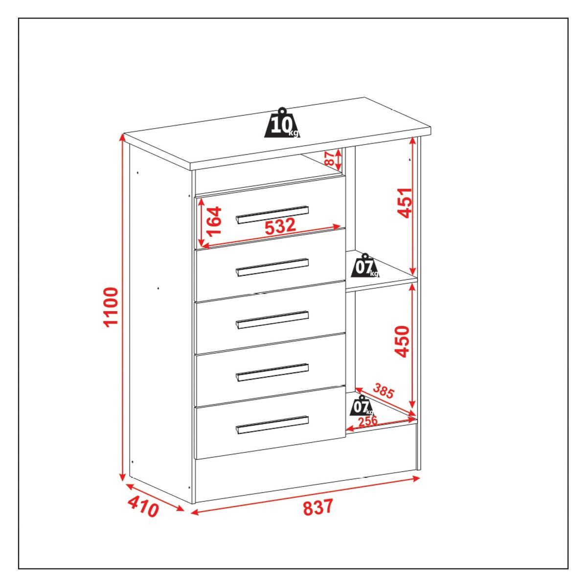 ALTAVISION - Cómoda Aurora Altavision