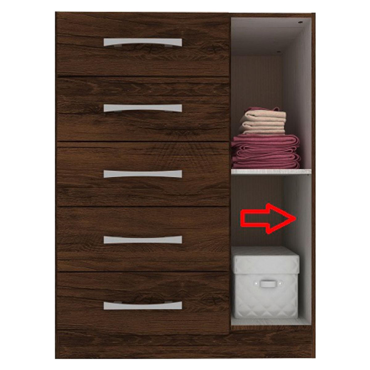 ALTAVISION - Cómoda Corais 5 Cajones Altavision Altavision