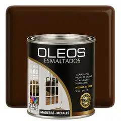KENT - OLEO ESMALTADO PREMIUM - MULTISUPERFICIES - OCTAVO GALON NOGAL MEDIO
