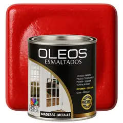 KENT - OLEO ESMALTADO PREMIUM - MULTISUPERFICIES - OCTAVO GALON ROJO CARMÍN