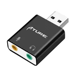 GENERICO - Tarjeta de Sonido USB 7.1 Para Streaming y Karaoke en PC