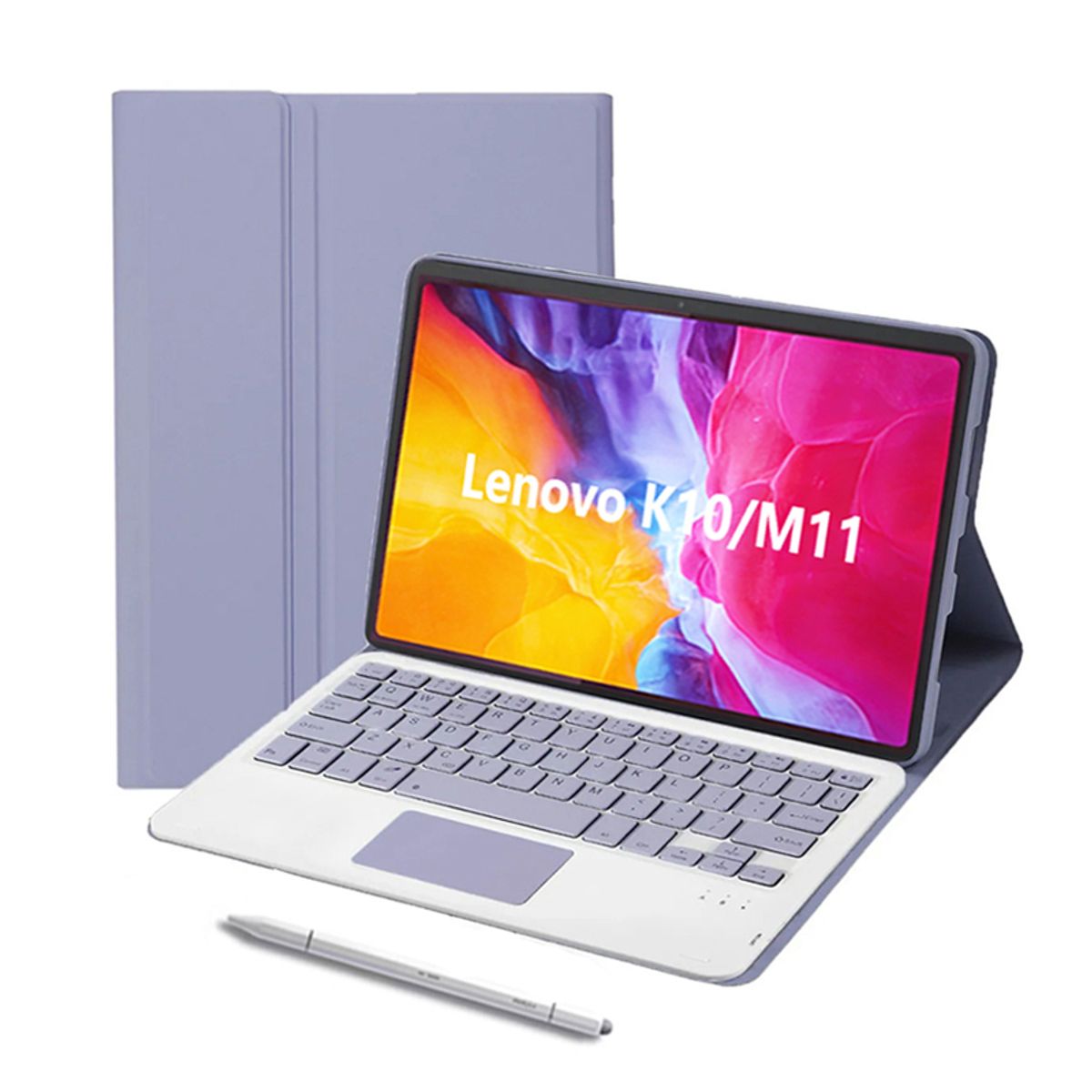 LENOVO - Tablet Lenovo M11 k10 8GB+128GB WiFi y Teclado  Estuche-Morado+ Lápiz