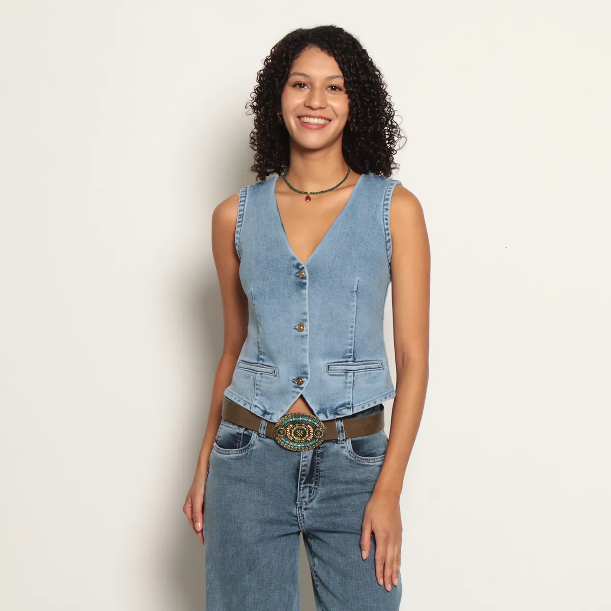 WADOS - CHAQUETA VEST DENIM
