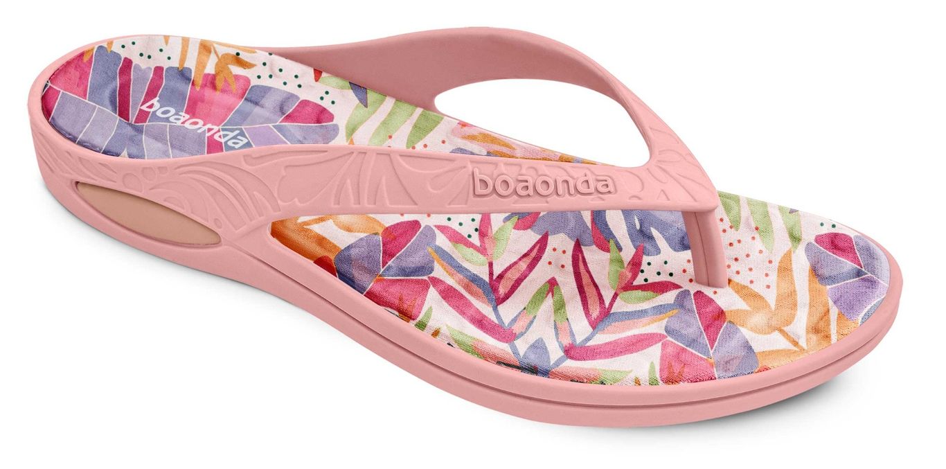 Sandalia Playera Hawaiana de Mujer Rosa