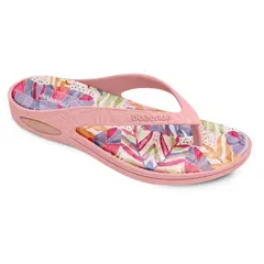 BOAONDA - Sandalia Playera Hawaiana de Mujer Rosa