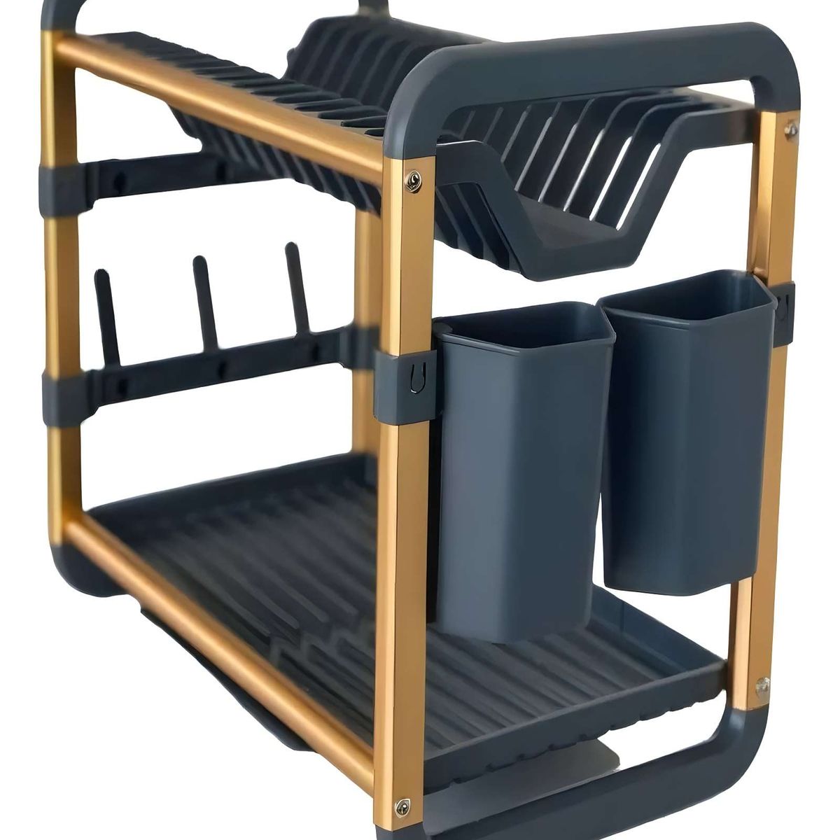 GENERICO - ESCURRIDOR DE ALUMINIO DISEÑO MODERNO BICOLOR 01
