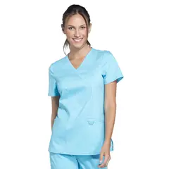 CHEROKEE - POLERA CLÍNICA MUJER REVOLUTION WW610 TURQUOISE