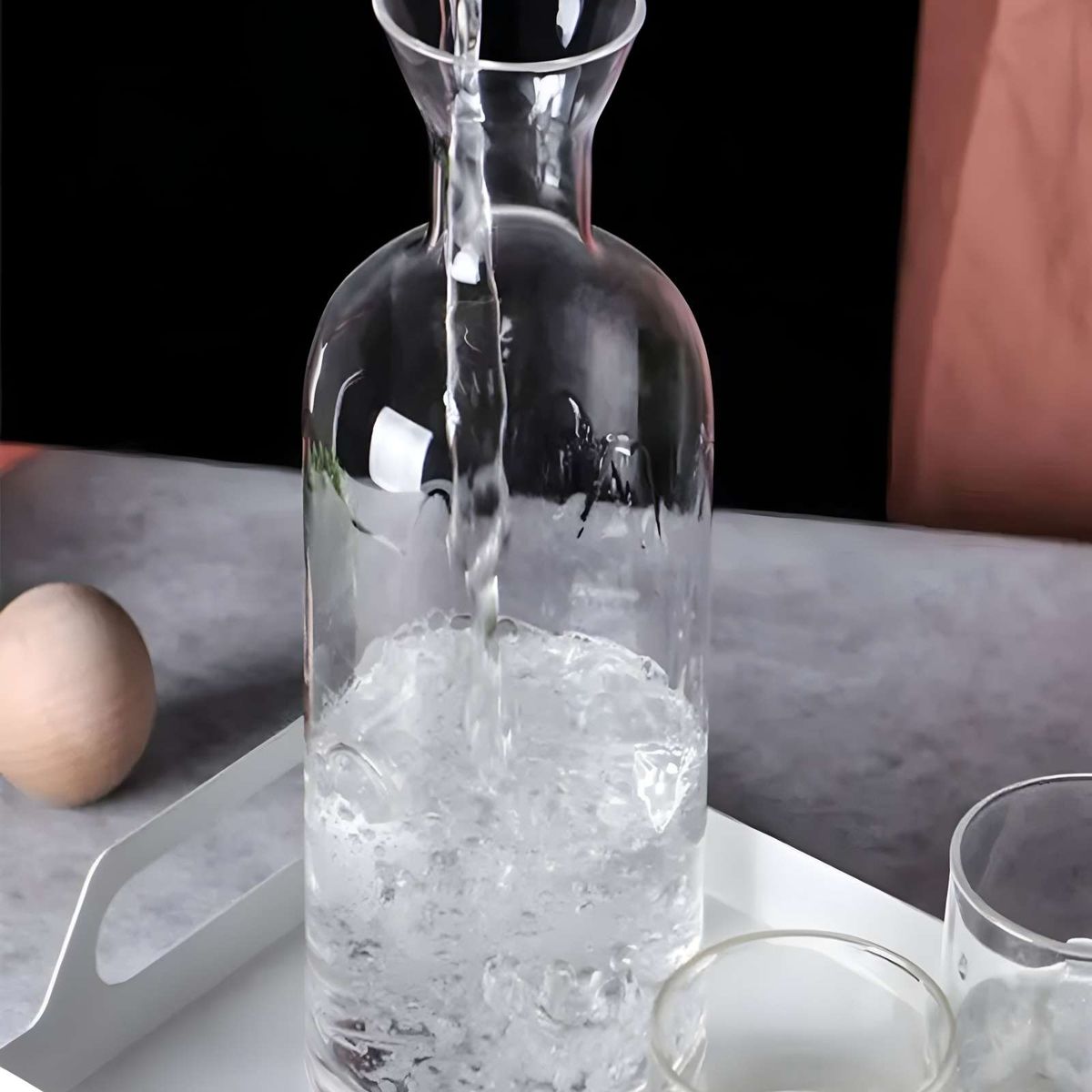 GENERICO - SET DE JARRA MAS 6 VASOS TRANSPARENTE