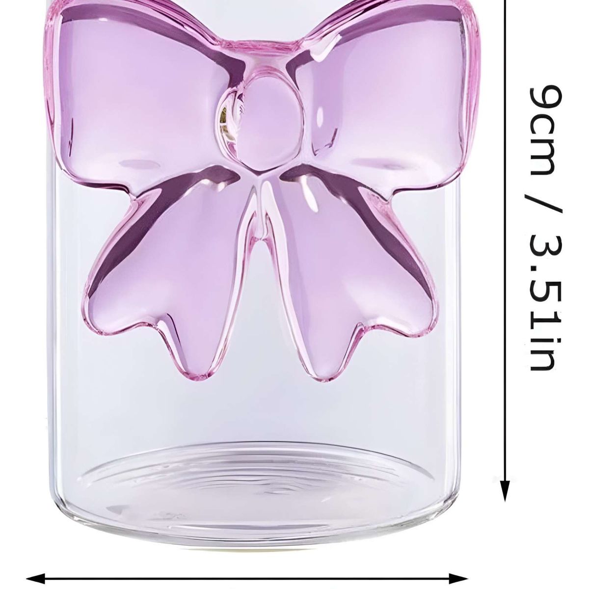 GENERICO - Set de 2 Vasos de Cristal con Lazo