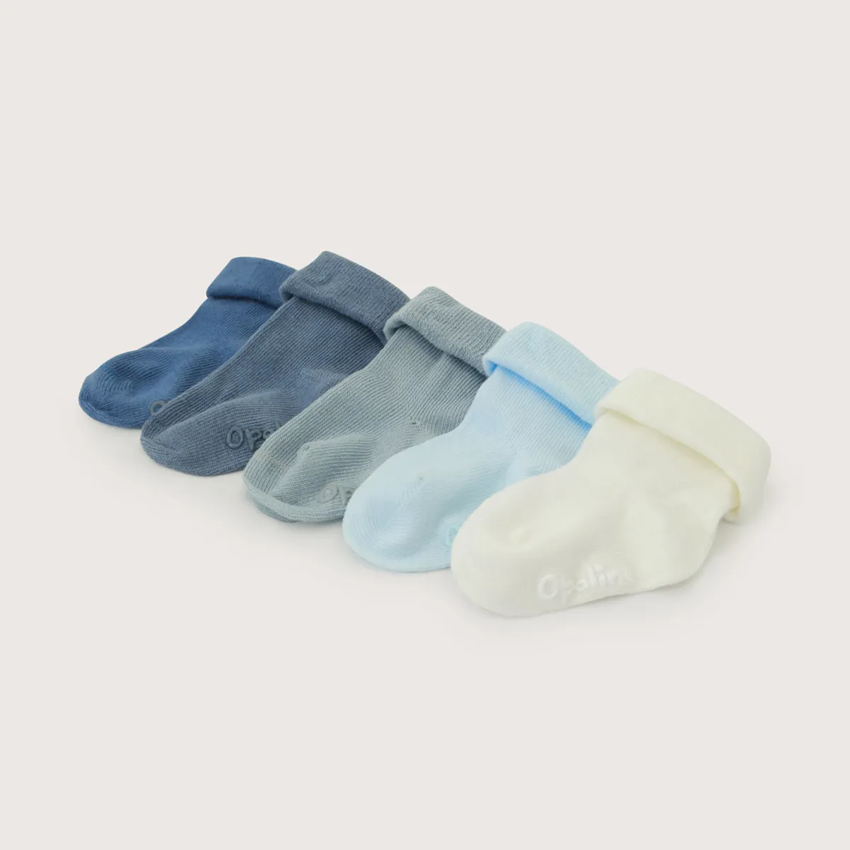 OPALINE - Pack De 5 Calcetines Azul Regalo Niño