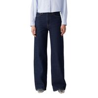 Jeans Mujer Ribcage Wide Leg Azul