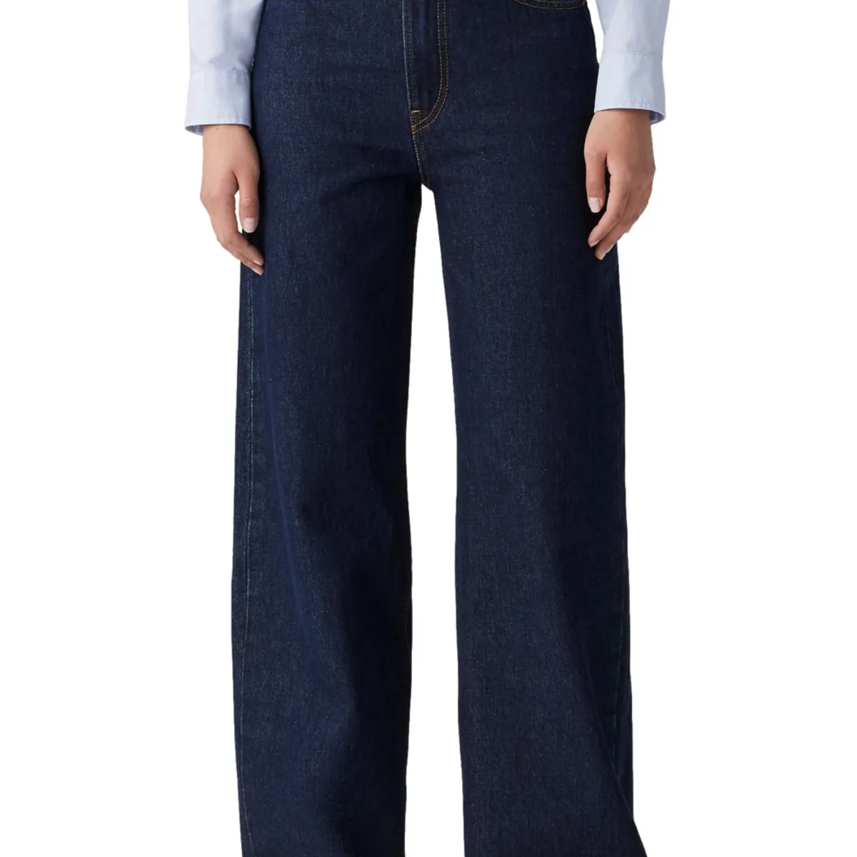 LEVIS - Jeans Mujer Ribcage Wide Leg Azul Levis