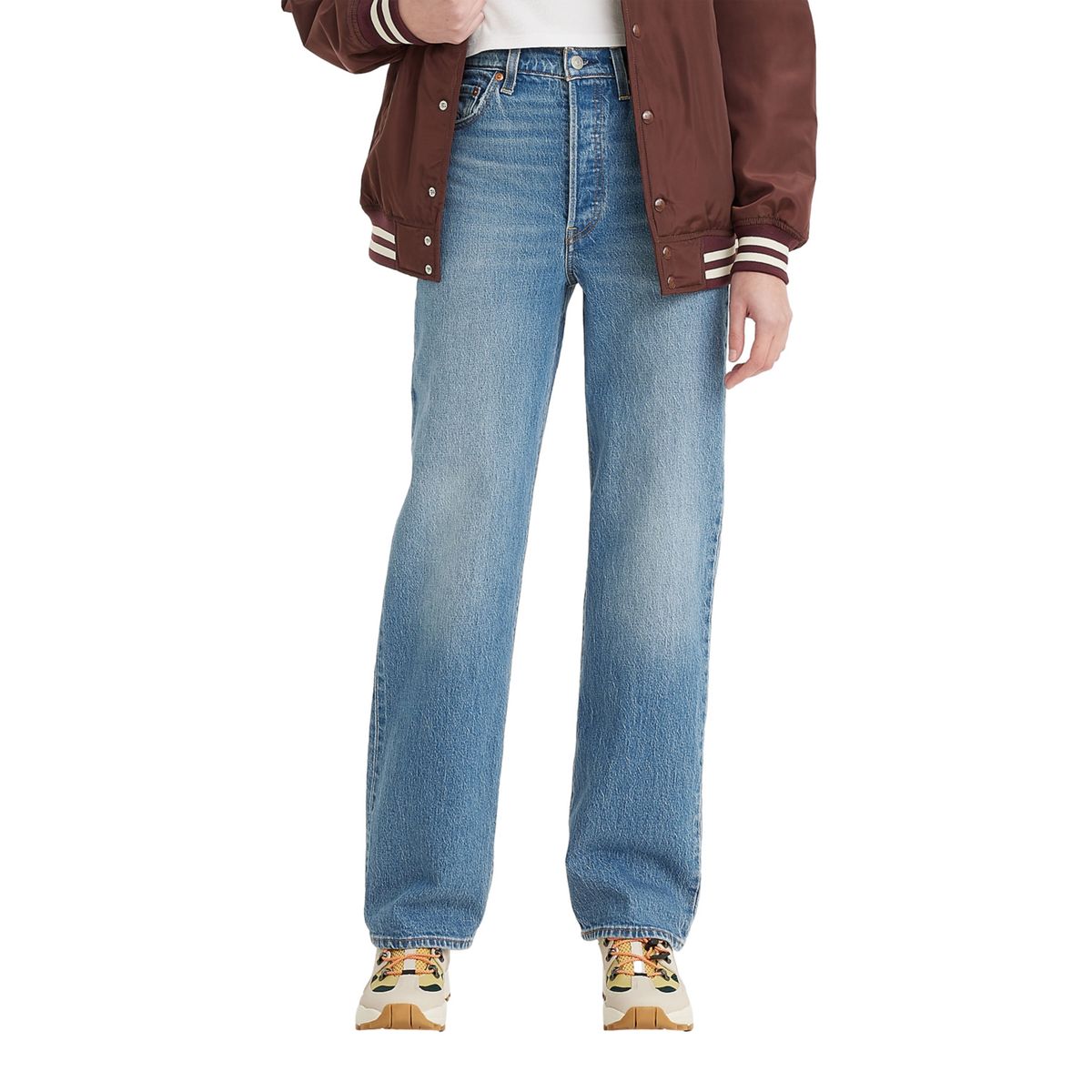 LEVIS - Jeans Mujer Ribcage Full Length Azul Levis
