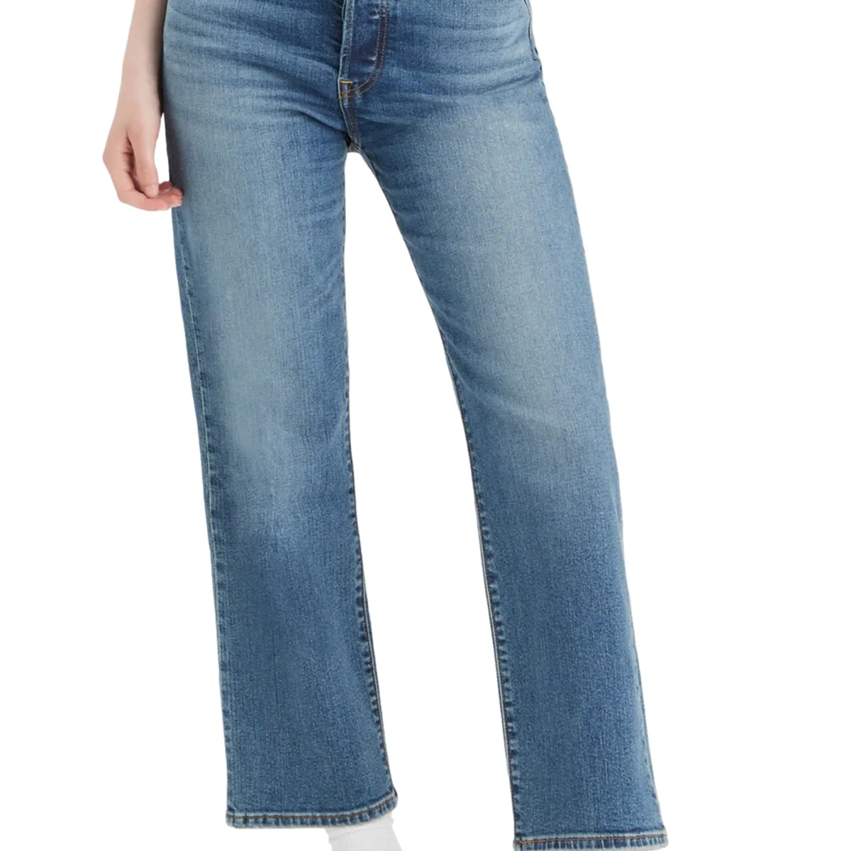 LEVIS - Jeans Mujer Ribcage Straight Ankle Azul Levis