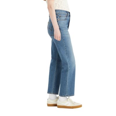 Imagen 2 del producto Jeans Mujer Ribcage Straight Ankle Azul