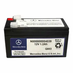 MERCEDES BENZ - Bateria de Auto Auxiliar 1,2 AH Positivo Derecho 12 V