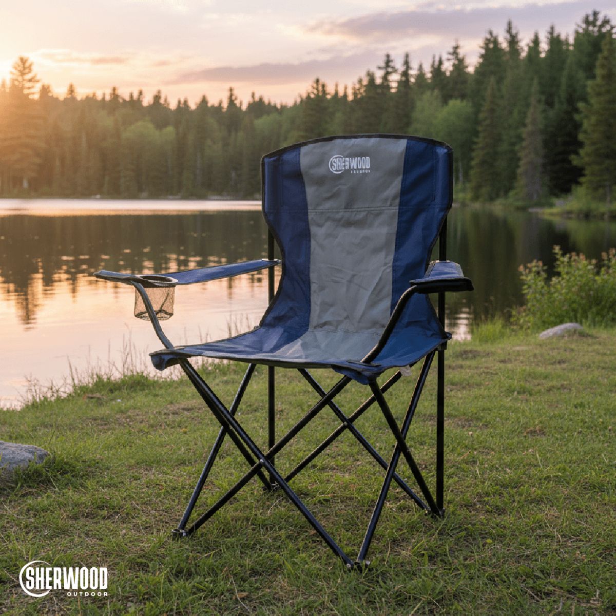 SUNSEEKER - Silla Plegable Camping Playa Porta Vasos Sunseeker