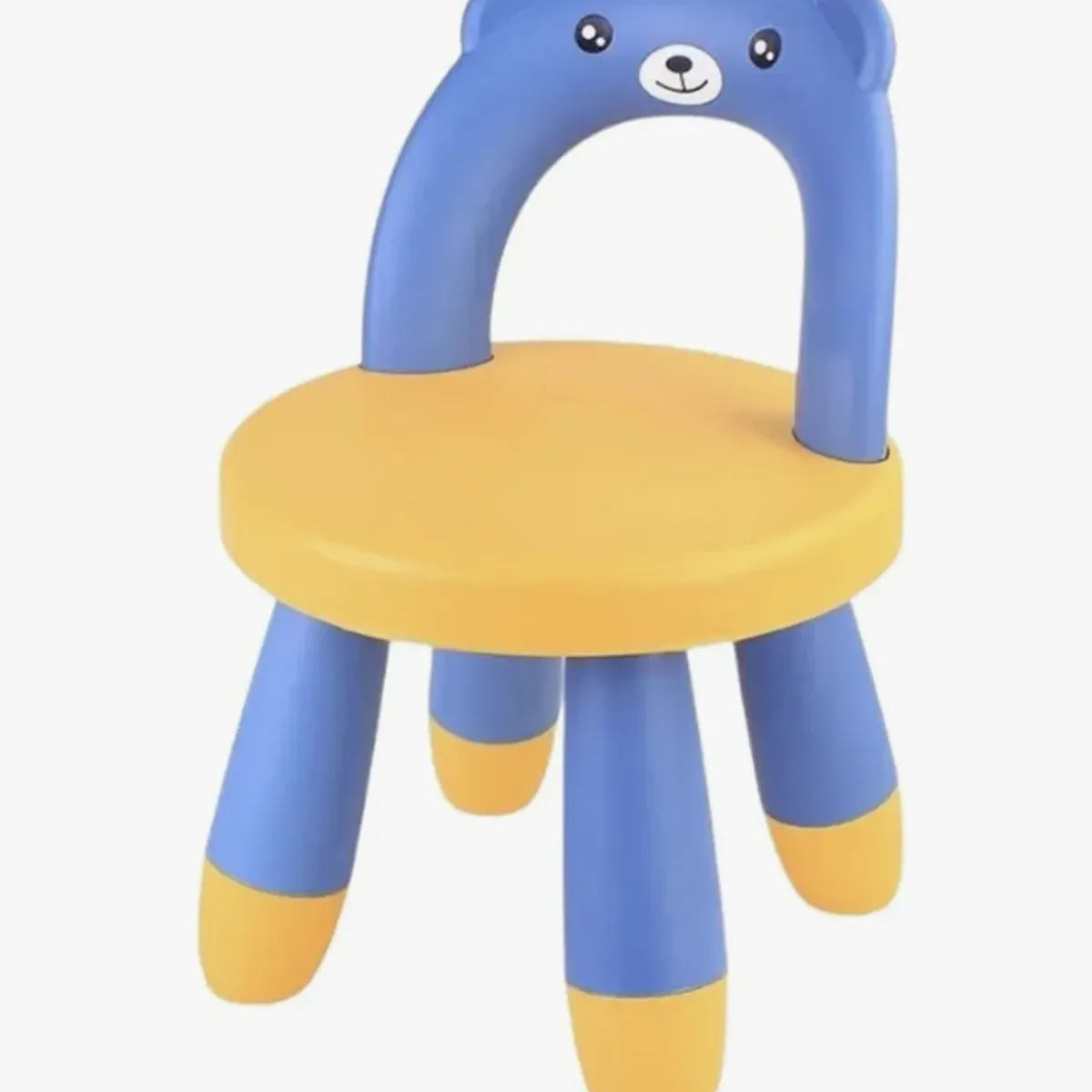 OKAY - Silla Taburete Colorida Antideslizante Diseño Oso Niños