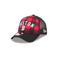 NEW ERA - Gorra 9Forty Boston Red Sox Novelty Check Negro