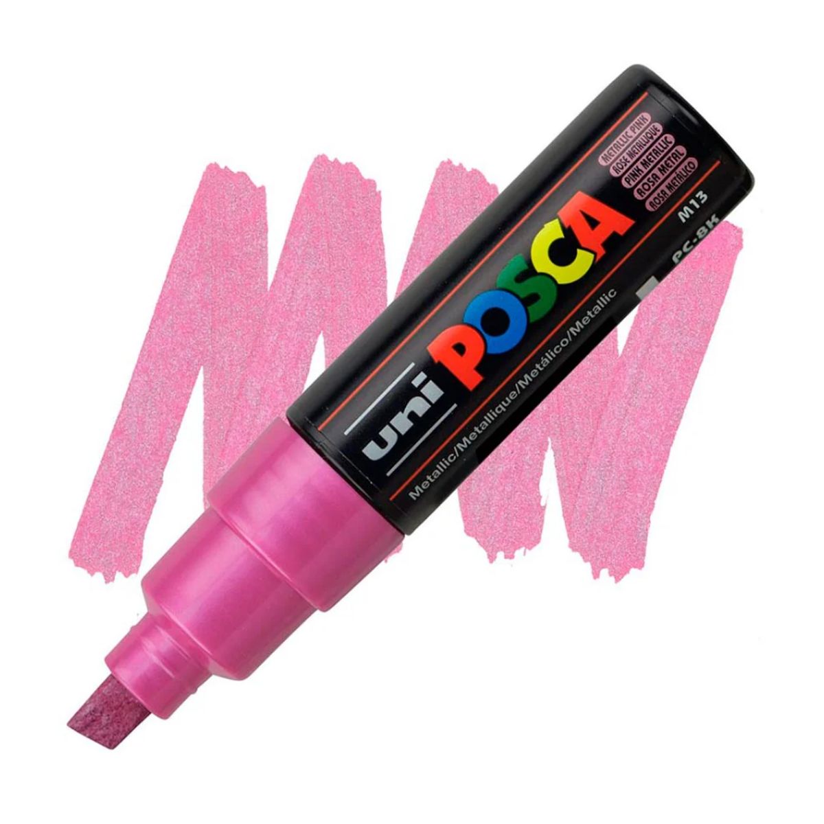 UNI POSCA - POSCA MARCADOR ACRILICO  8K ROSADO METALICO