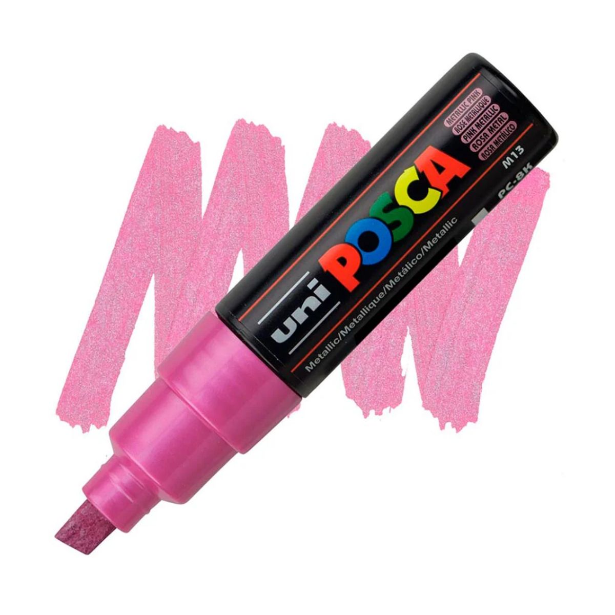 UNI POSCA - POSCA MARCADOR ACRILICO  8K ROSADO METALICO