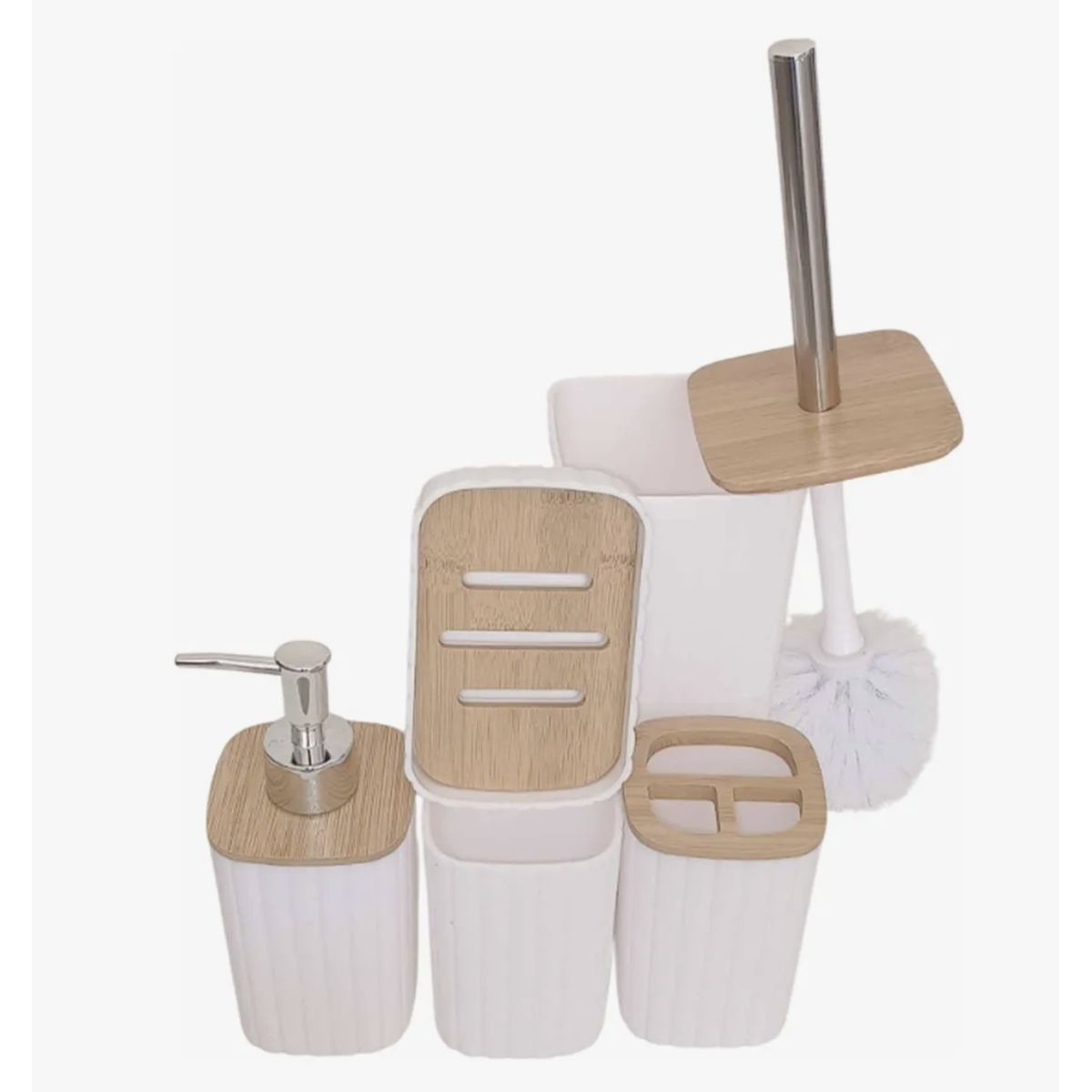 OKAY - Juego De Accesorios De Baño 5 Pcs Kits Esenciales Decorativo