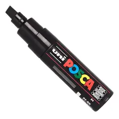 UNI POSCA - POSCA MARCADOR ACRILICO 8K NEGRO
