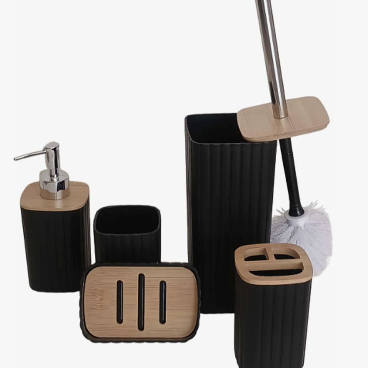 OKAY - Juego De Accesorios De Baño 5 Pcs Kits Esenciales Decorativo