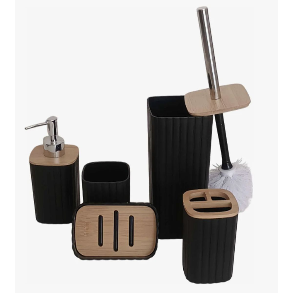 OKAY - Juego De Accesorios De Baño 5 Pcs Kits Esenciales Decorativo