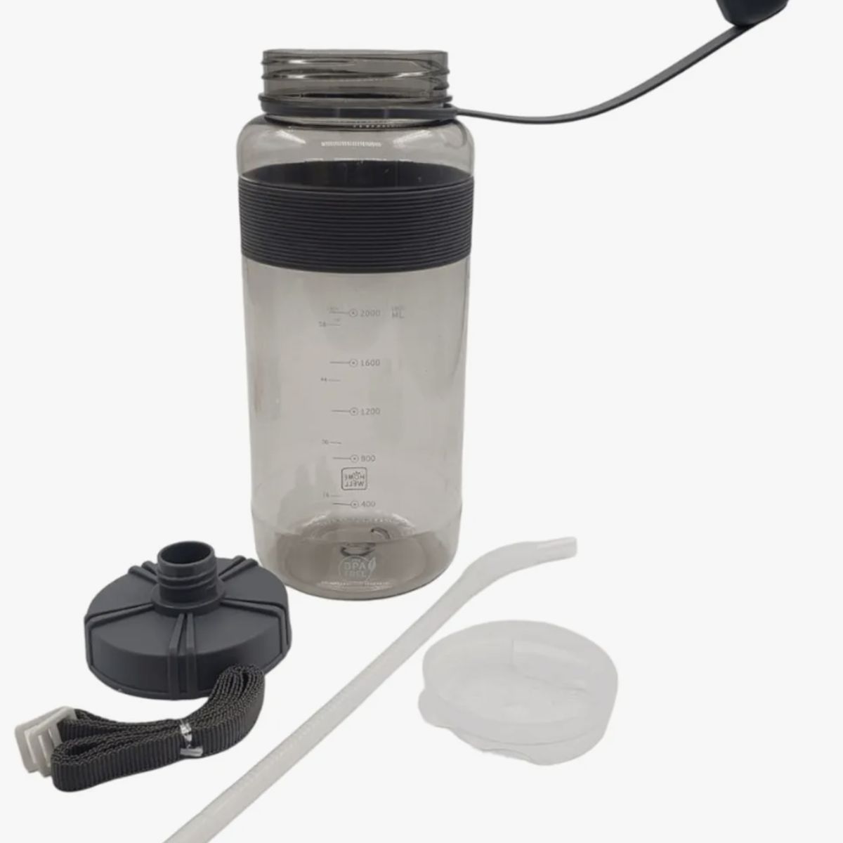 OKAY - Botella Deportiva 2l Antiderrames Resistente Ligero