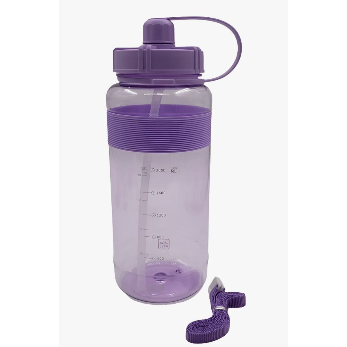 OKAY - Botella Deportiva 2l Antiderrames Resistente Ligero