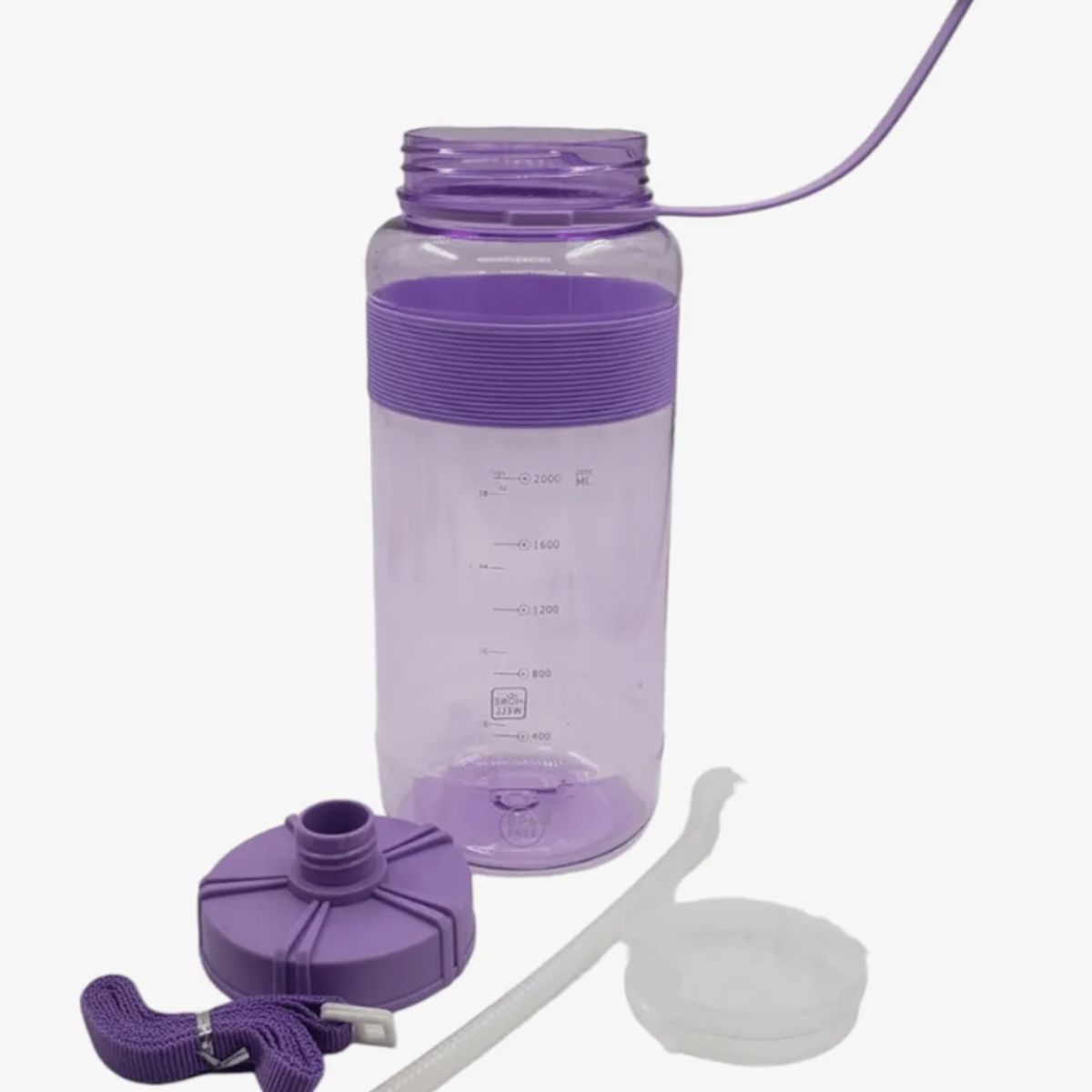 OKAY - Botella Deportiva 2l Antiderrames Resistente Ligero