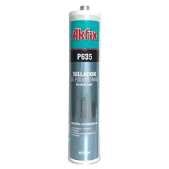 AKFIX - Sellador De Poliuretano Gris Pu-635 300ml