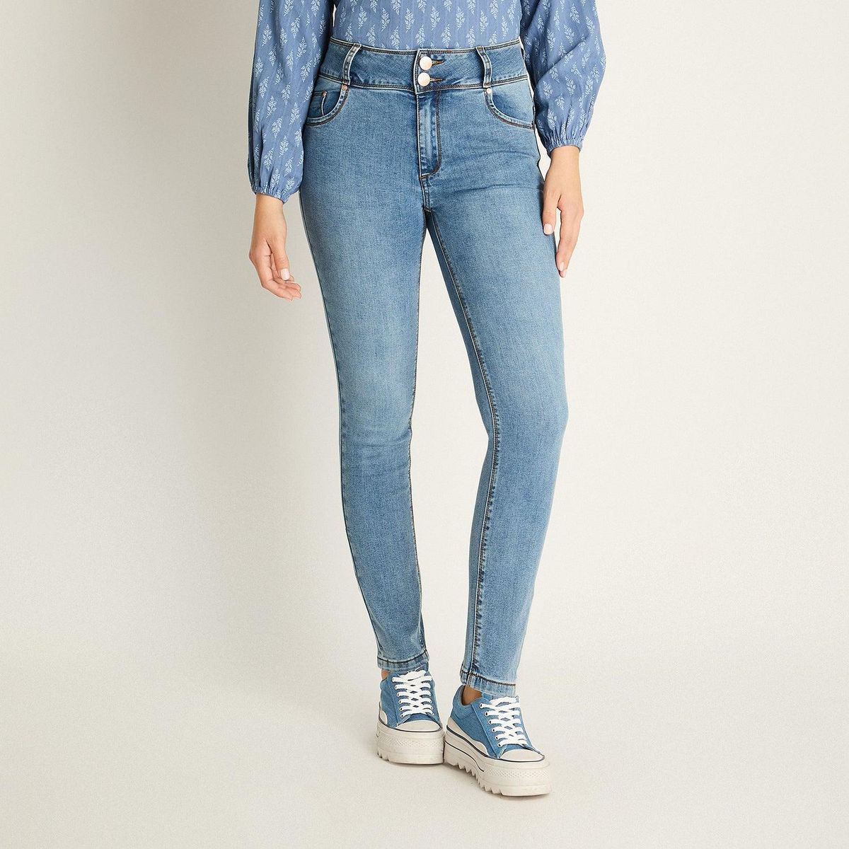 LORENZO DI PONTTI - Jeans Tiro Medio Mujer