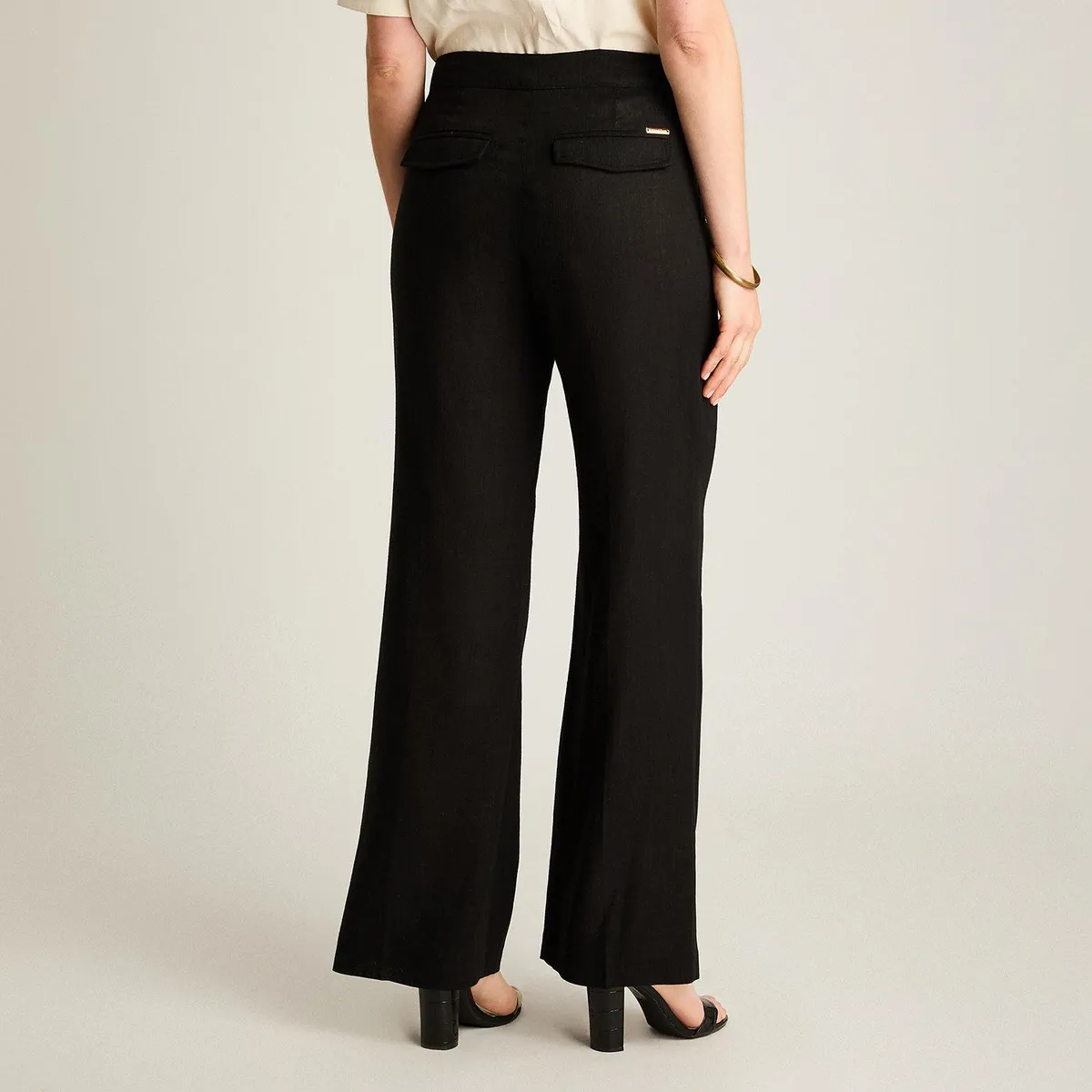 LORENZO DI PONTTI - Pantalón Lino Mujer