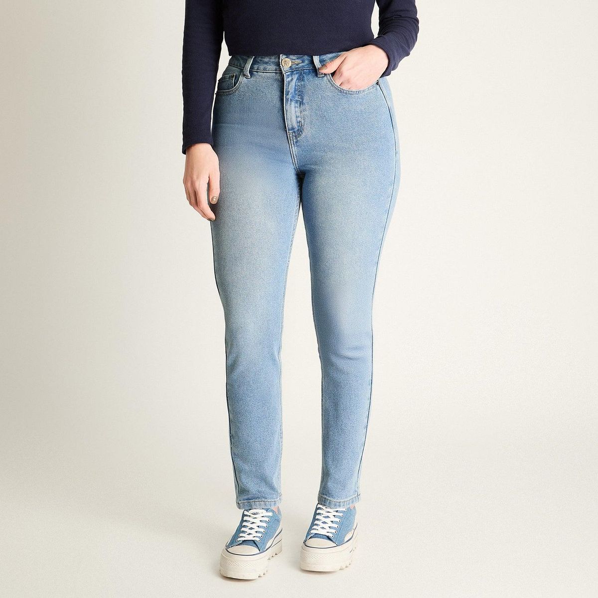 LORENZO DI PONTTI - Jeans Tiro Medio Mujer