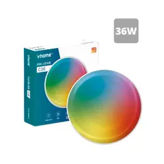 VHOME - Plafon Celda Led Wifi RGB C36 Sobrepuesto 36W Alexa y Google