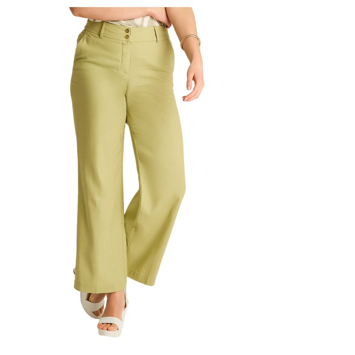 LORENZO DI PONTTI - Pantalón Lino Mujer