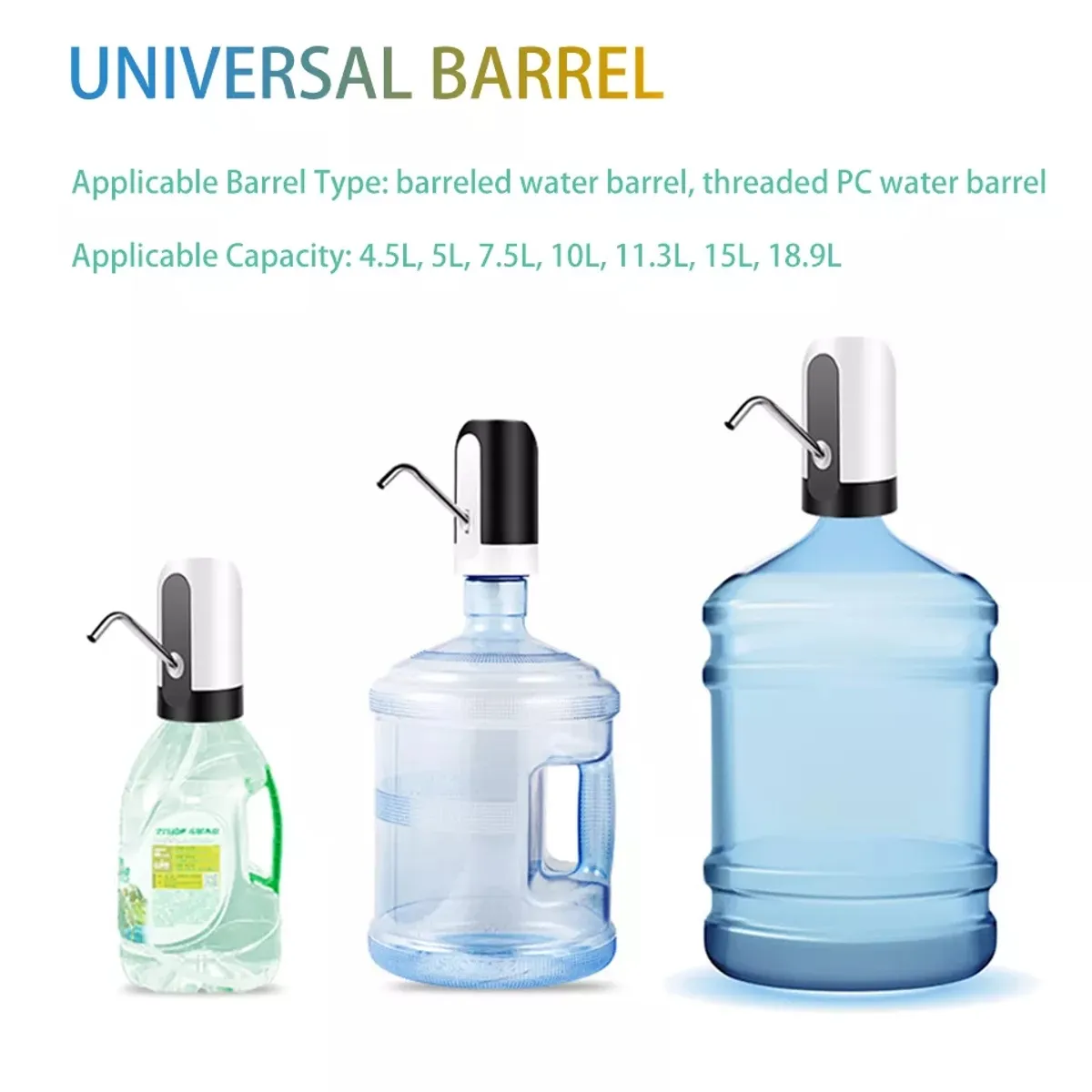 IRM - Dispensador de Agua Táctil Recargable USB