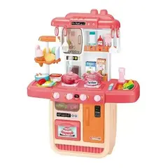 GENERICO - Cocina De Juguete 70cm + Luz Y Sonido + Utensilios